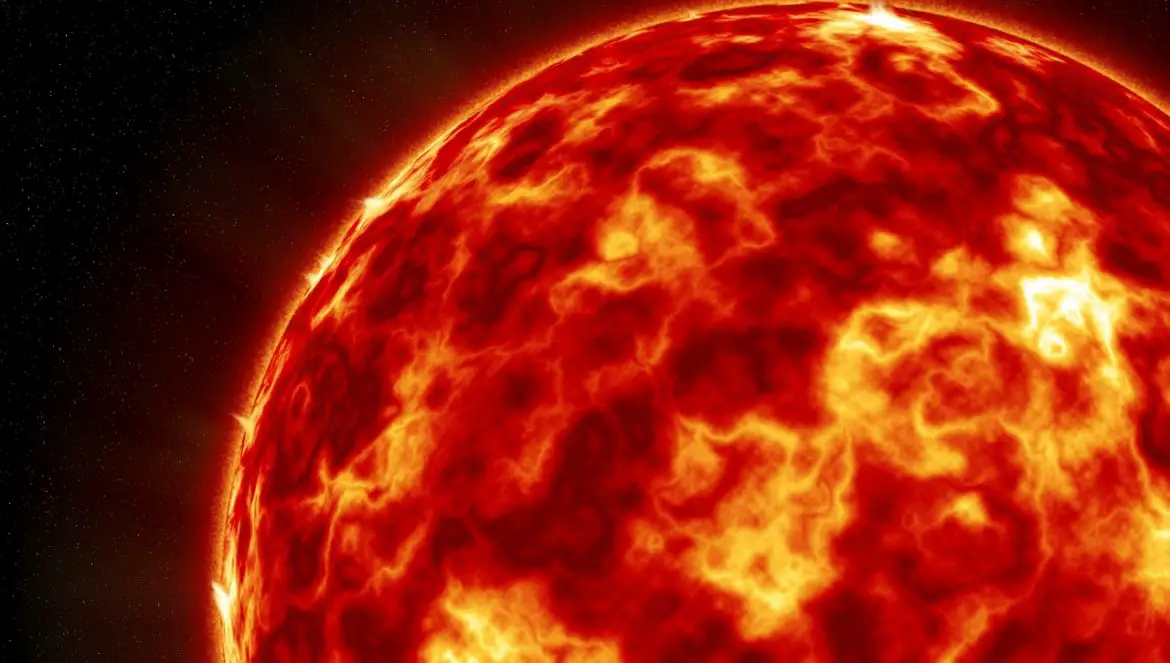 Sonne und Ursprung des leuchtenden Sterns