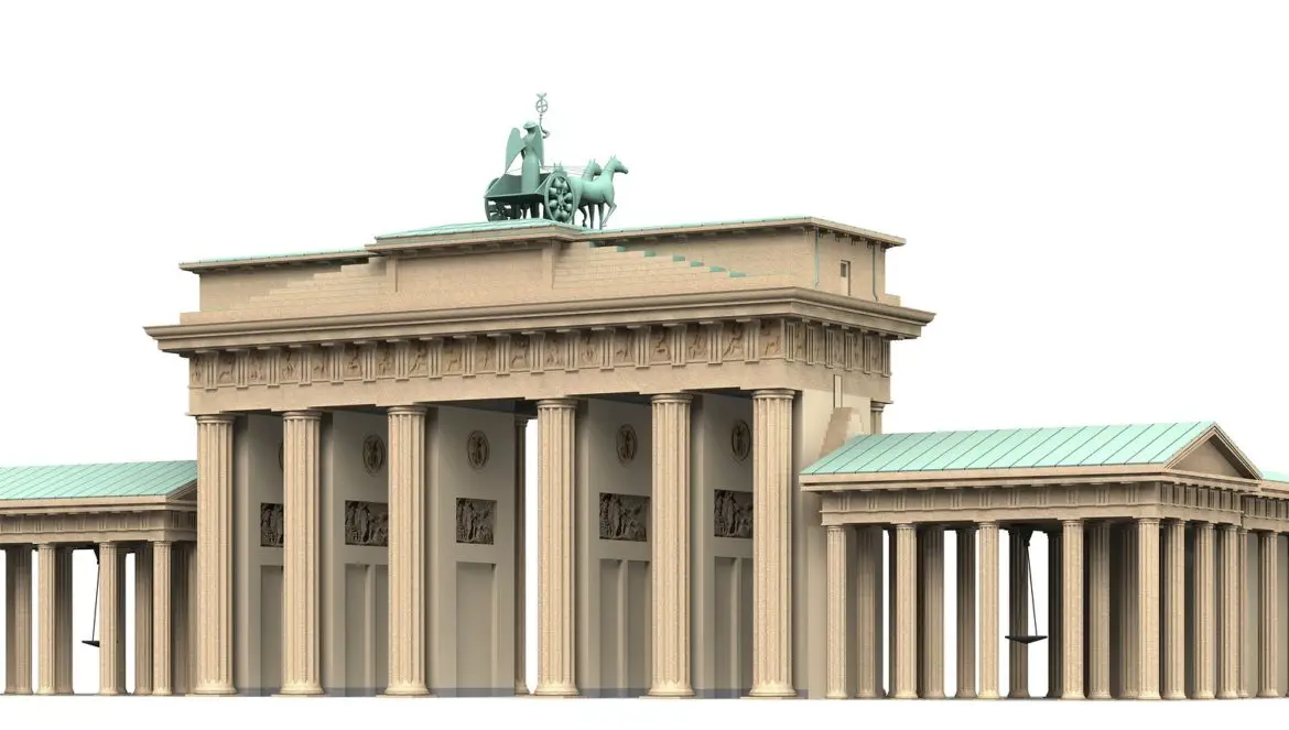 Das Brandenburger Tor im Herzen Berlins